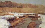 Isaac Levitan Spring,The Last Snow oil painting